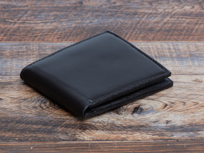 Black leather wallet